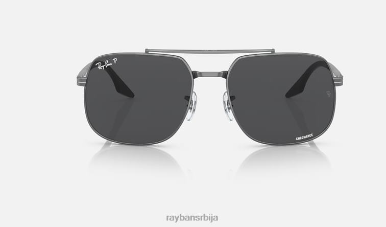 Ray-Ban рб3699 P0HP564 наочаре за сунце углачан гунметал/тамно сива мушкарци