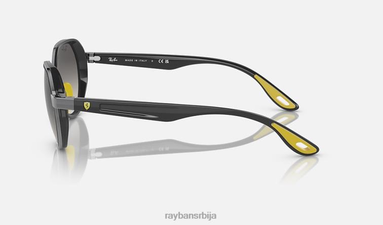 Ray-Ban рб3703м сцудериа феррари колекција P0HP469 наочаре за сунце углачан гунметал/сива мушкарци
