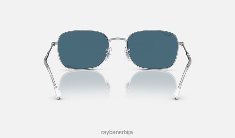 Ray-Ban рб3706 P0HP321 наочаре за сунце полирано сребрно/плаво мушкарци