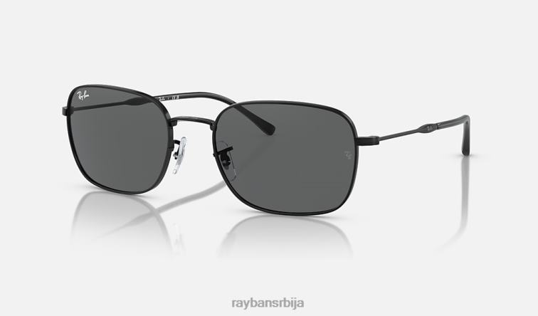 Ray-Ban рб3706 P0HP323 наочаре за сунце полирана црна/тамно сива мушкарци