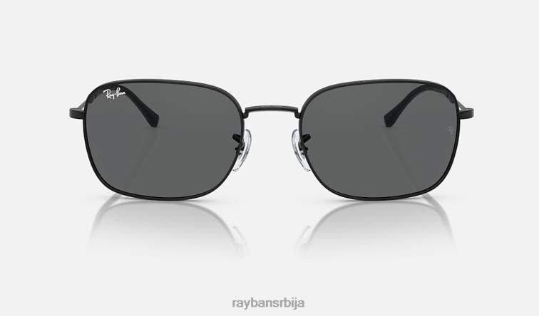 Ray-Ban рб3706 P0HP323 наочаре за сунце полирана црна/тамно сива мушкарци