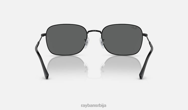 Ray-Ban рб3706 P0HP323 наочаре за сунце полирана црна/тамно сива мушкарци