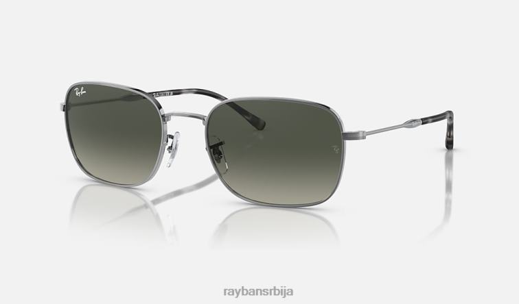 Ray-Ban рб3706 P0HP324 наочаре за сунце углачан гунметал/сива мушкарци