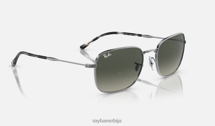 Ray-Ban рб3706 P0HP324 наочаре за сунце углачан гунметал/сива мушкарци