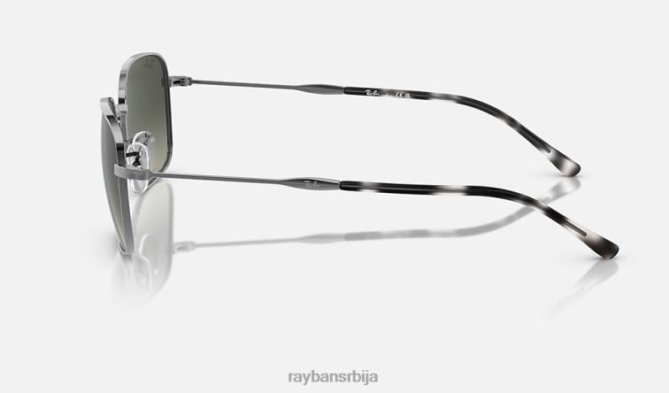 Ray-Ban рб3706 P0HP324 наочаре за сунце углачан гунметал/сива мушкарци