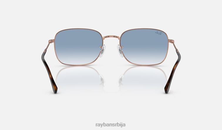 Ray-Ban рб3706 P0HP325 наочаре за сунце полирано ружичасто злато/плаво мушкарци