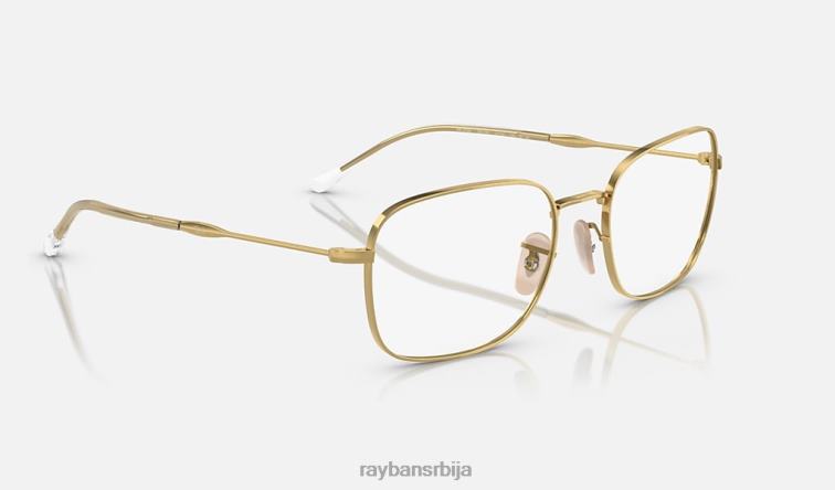 Ray-Ban рб3706 транзиције P0HP485 наочаре за сунце полирано злато/провидно/сиво мушкарци