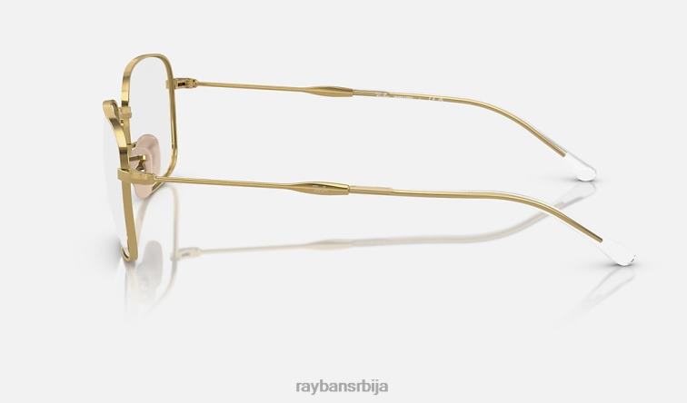 Ray-Ban рб3706 транзиције P0HP485 наочаре за сунце полирано злато/провидно/сиво мушкарци