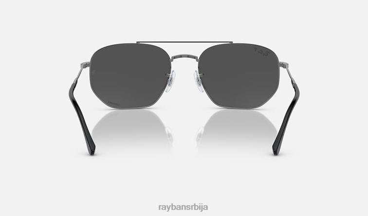 Ray-Ban рб3707 P0HP387 наочаре за сунце углачан гунметал/сива мушкарци