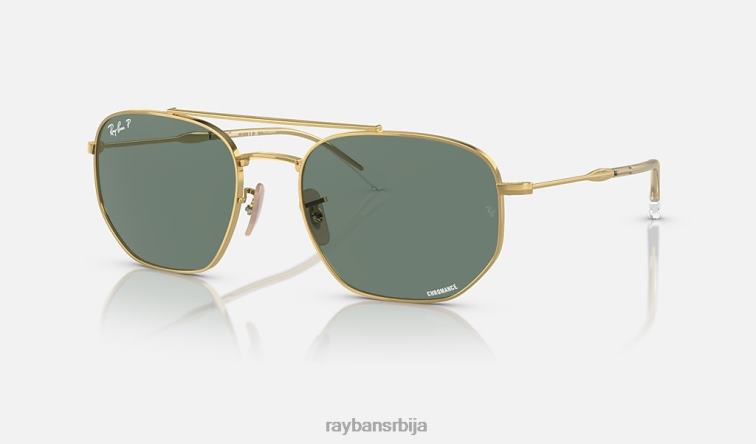 Ray-Ban рб3707 P0HP388 наочаре за сунце полирано златно/сиво мушкарци