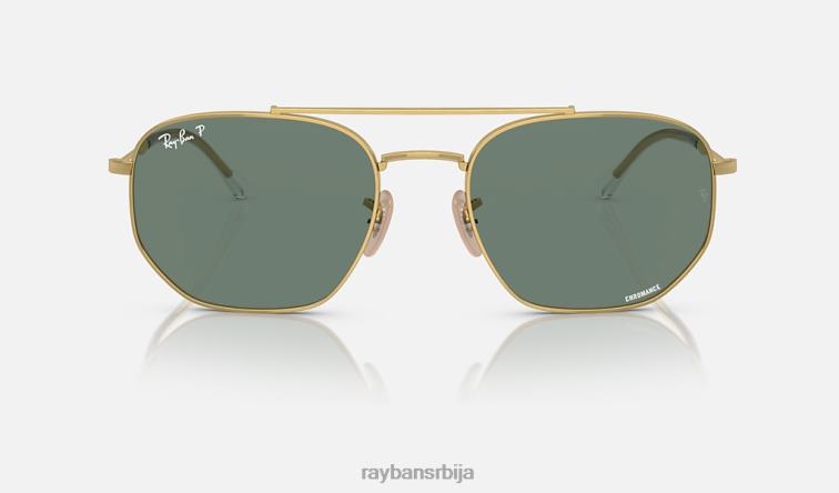 Ray-Ban рб3707 P0HP388 наочаре за сунце полирано златно/сиво мушкарци