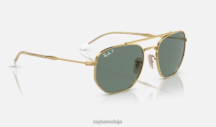 Ray-Ban рб3707 P0HP388 наочаре за сунце полирано златно/сиво мушкарци