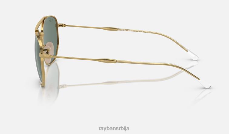 Ray-Ban рб3707 P0HP388 наочаре за сунце полирано златно/сиво мушкарци