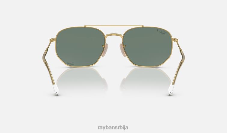Ray-Ban рб3707 P0HP388 наочаре за сунце полирано златно/сиво мушкарци