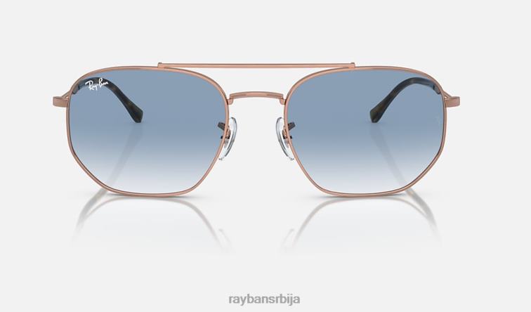 Ray-Ban рб3707 P0HP391 наочаре за сунце полирано ружичасто злато/плаво мушкарци