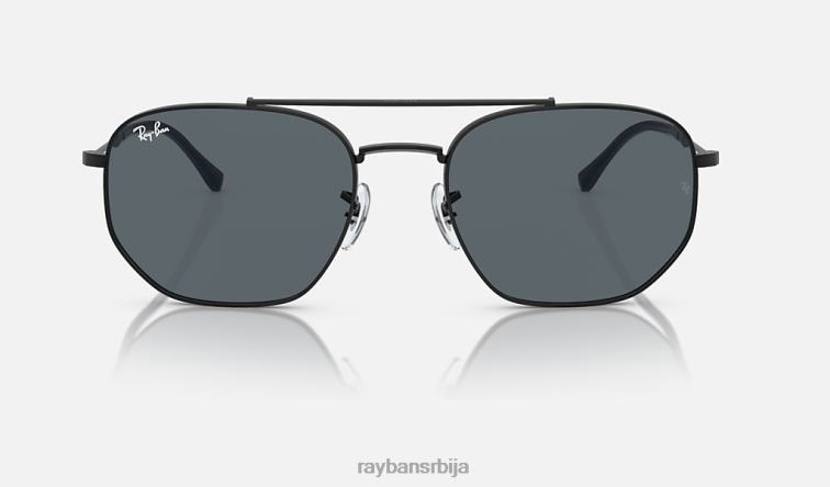 Ray-Ban рб3707 P0HP392 наочаре за сунце полирана црно/плава мушкарци