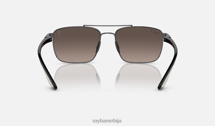 Ray-Ban рб3715м сцудериа феррари колекција P0HP1550 наочаре за сунце углачан гунметал/сребро мушкарци