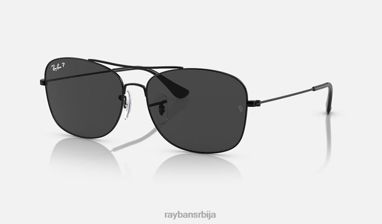 Ray-Ban рб3799 P0HP1521 наочаре за сунце полирана црно/сива мушкарци