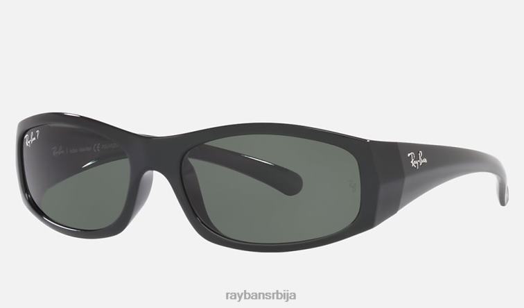 Ray-Ban рб4093 P0HP1385 наочаре за сунце црно/зелено мушкарци