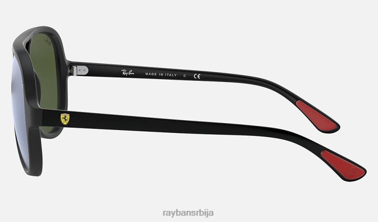 Ray-Ban рб4125м сцудериа феррари колекција P0HP773 наочаре за сунце мат црна/сребрна мушкарци