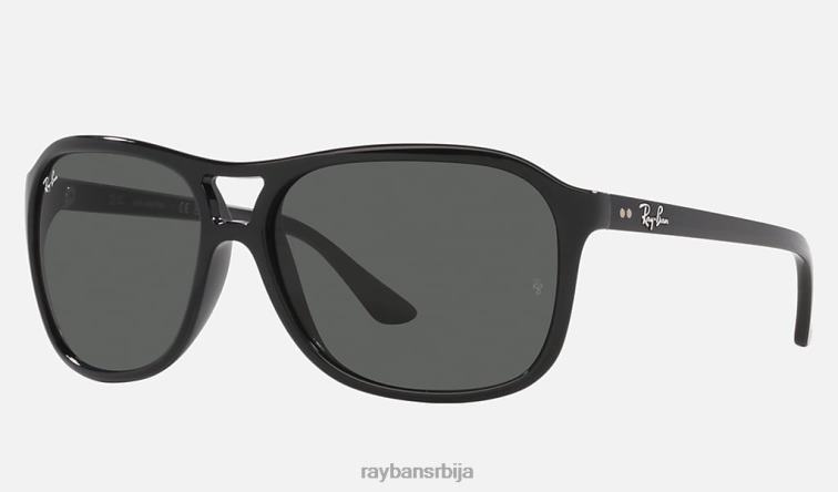 Ray-Ban рб4128 P0HP1533 наочаре за сунце полирана црно/зелена мушкарци