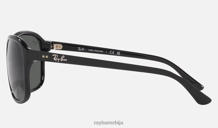 Ray-Ban рб4128 P0HP1533 наочаре за сунце полирана црно/зелена мушкарци