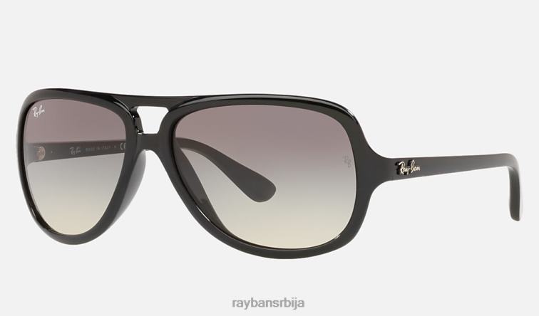 Ray-Ban рб4162 P0HP710 наочаре за сунце полирана црна/тамно сива мушкарци
