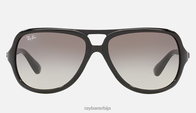 Ray-Ban рб4162 P0HP710 наочаре за сунце полирана црна/тамно сива мушкарци