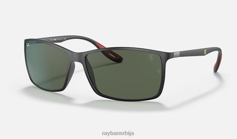 Ray-Ban рб4179м сцудериа феррари колекција P0HP1043 наочаре за сунце мат црна/зелена мушкарци