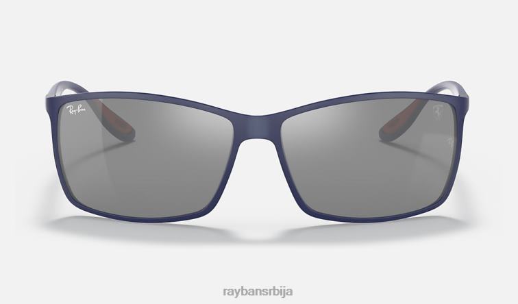 Ray-Ban рб4179м сцудериа феррари колекција P0HP1044 наочаре за сунце мат плава/сива мушкарци