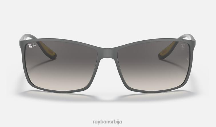 Ray-Ban рб4179м сцудериа феррари колекција P0HP1045 наочаре за сунце мат сива/сива мушкарци