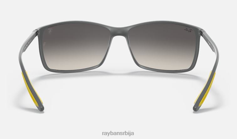 Ray-Ban рб4179м сцудериа феррари колекција P0HP1045 наочаре за сунце мат сива/сива мушкарци