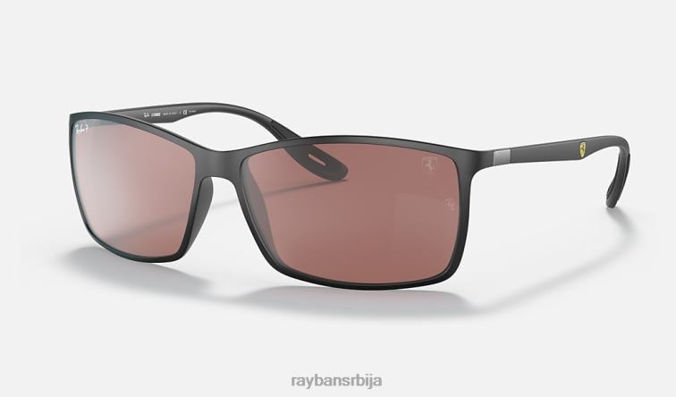 Ray-Ban рб4179м сцудериа феррари колекција P0HP1047 наочаре за сунце мат црна/љубичаста/сребрна мушкарци