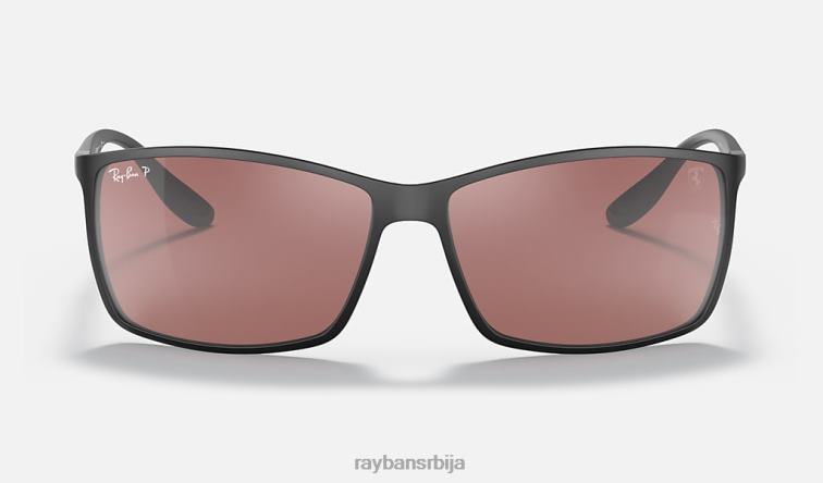 Ray-Ban рб4179м сцудериа феррари колекција P0HP1047 наочаре за сунце мат црна/љубичаста/сребрна мушкарци