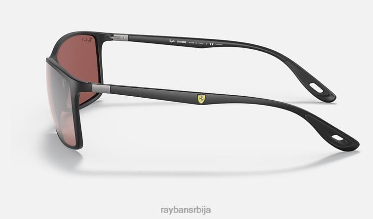 Ray-Ban рб4179м сцудериа феррари колекција P0HP1047 наочаре за сунце мат црна/љубичаста/сребрна мушкарци