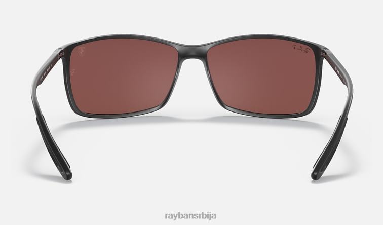 Ray-Ban рб4179м сцудериа феррари колекција P0HP1047 наочаре за сунце мат црна/љубичаста/сребрна мушкарци