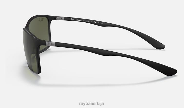 Ray-Ban рб4179 P0HP962 наочаре за сунце мат црна/зелена мушкарци