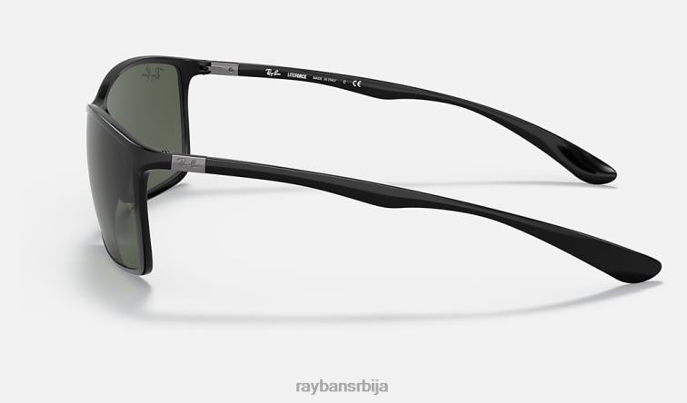 Ray-Ban рб4179 P0HP964 наочаре за сунце полирана црно/зелена мушкарци