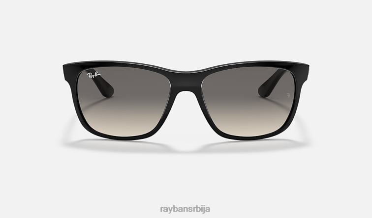 Ray-Ban рб4181 P0HP739 наочаре за сунце полирана црно/сива мушкарци