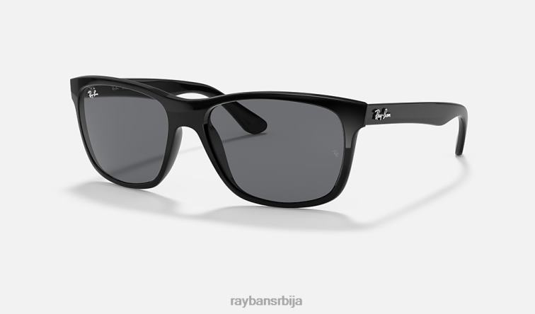 Ray-Ban рб4181 P0HP742 наочаре за сунце полирана црно/сива мушкарци