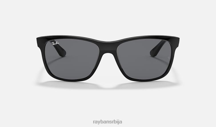 Ray-Ban рб4181 P0HP742 наочаре за сунце полирана црно/сива мушкарци