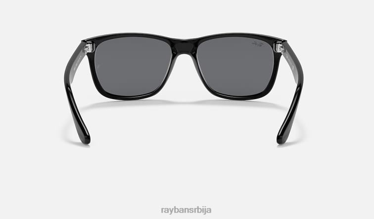 Ray-Ban рб4181 P0HP742 наочаре за сунце полирана црно/сива мушкарци