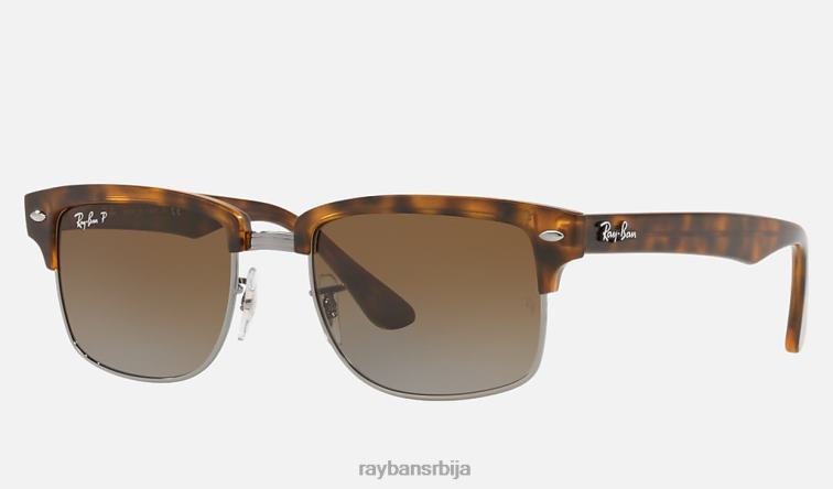 Ray-Ban рб4190 P0HP1272 наочаре за сунце мат хавана/браон мушкарци