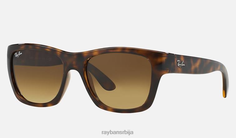 Ray-Ban рб4194 P0HP1358 наочаре за сунце полирано светло хавана/браон мушкарци