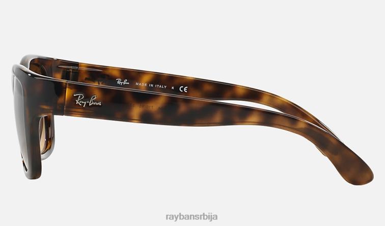 Ray-Ban рб4194 P0HP1358 наочаре за сунце полирано светло хавана/браон мушкарци