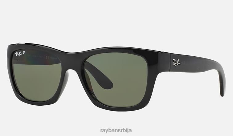 Ray-Ban рб4194 P0HP1359 наочаре за сунце полирана црно/зелена мушкарци