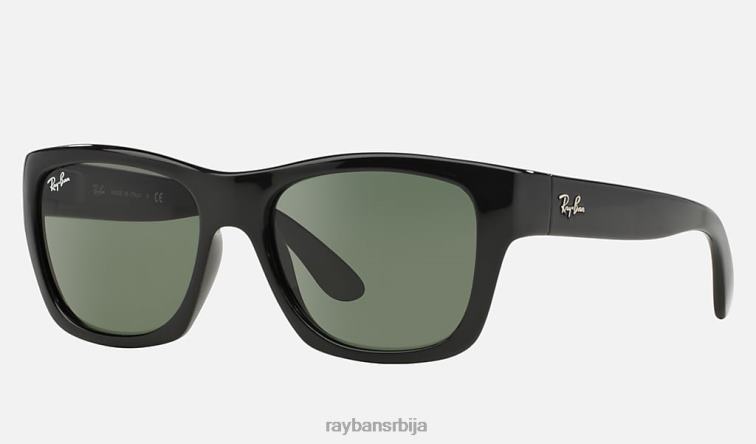 Ray-Ban рб4194 P0HP1360 наочаре за сунце полирана црно/зелена мушкарци