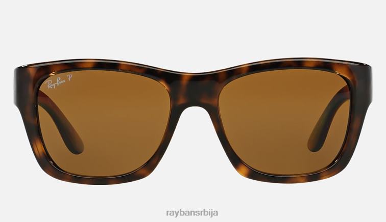 Ray-Ban рб4194 P0HP1361 наочаре за сунце полирано светло хавана/браон мушкарци