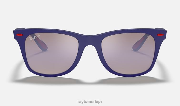 Ray-Ban рб4195м сцудериа феррари колекција P0HP1076 наочаре за сунце мат плава/плава мушкарци