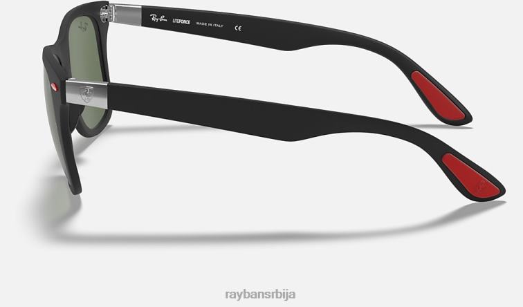 Ray-Ban рб4195м сцудериа феррари колекција P0HP1077 наочаре за сунце мат црна/зелена мушкарци